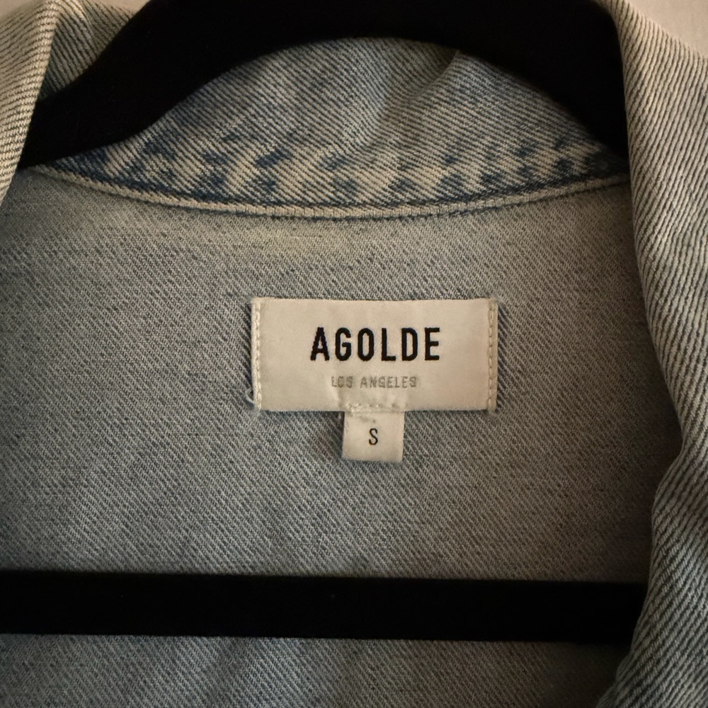 Agolde Light Blue Jean Jacket - Picture 2 of 2
